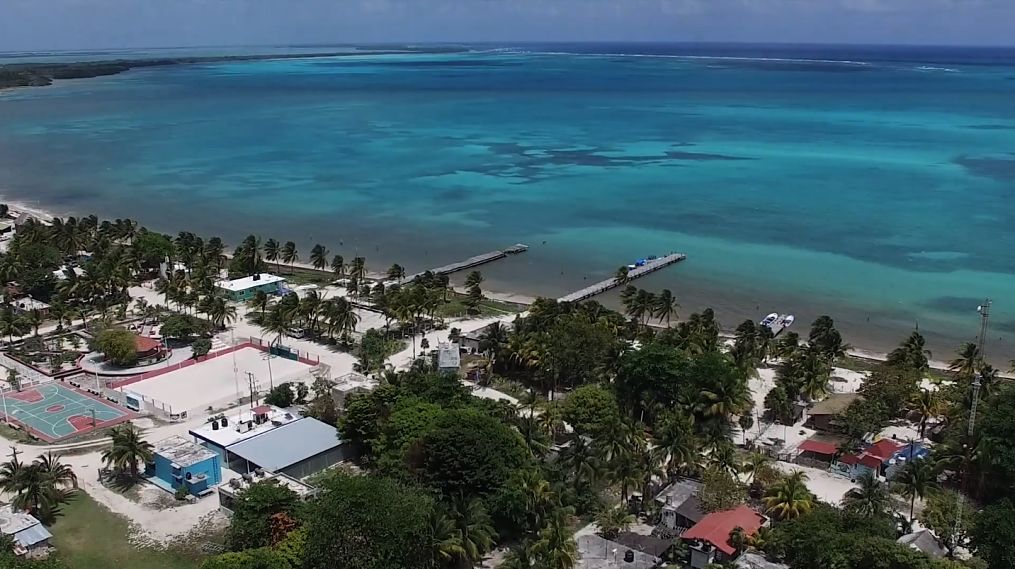 Vista panorámica de Punta Allen